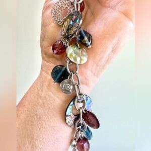 Beautiful charm bracelet, adjustable